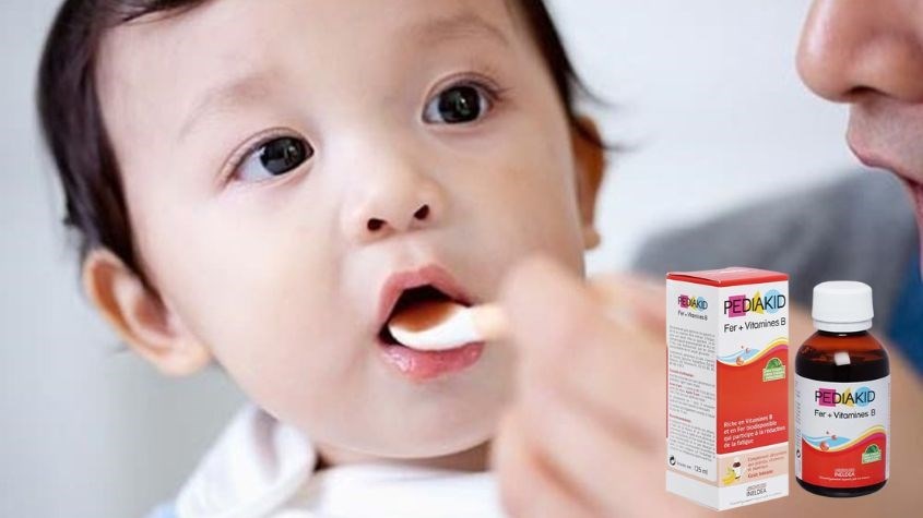 Siro Pediakid Fer + Vitamines B giúp giảm mệt mỏi 125 ml (từ 6 tháng)