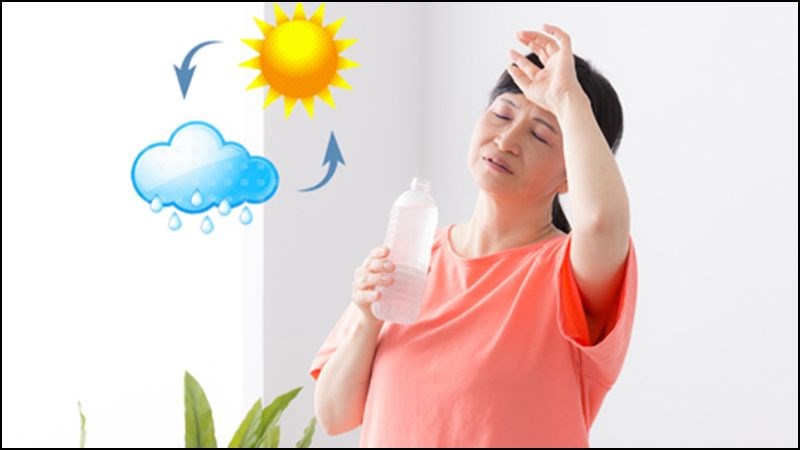 Thời tiết chuyển mùa đột ngột gây ra rối loạn tiền đình một cách gián tiếp