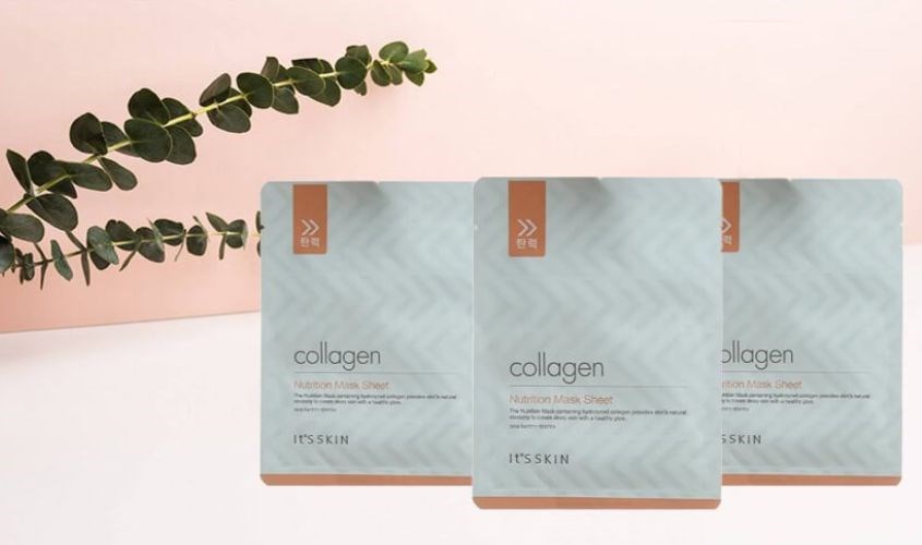 Mặt nạ giấy Collagen dưỡng ẩm, cải thiện nếp nhăn It Mặt nạ giấy Collagen dưỡng ẩm, cải thiện nếp nhăn It
