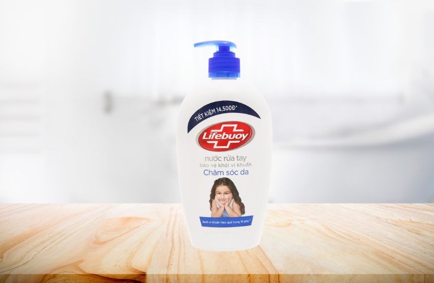 Nước rửa tay Lifebuoy chăm sóc da hương dịu nhẹ 177 ml