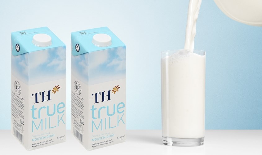 Sữa tươi TH true MILK không đường 1 lít (từ 1 tuổi)