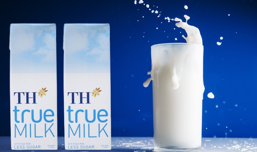 Sữa tươi TH true MILK ít đường 1 lít (từ 1 tuổi)