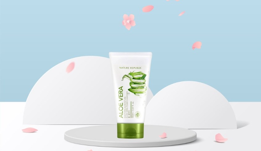 Sữa rửa mặt chiết xuất Lô Hội Nature Republic Soothing & Moisture 150 ml