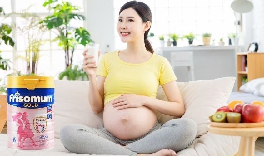 Sữa bầu Frisomum Gold hương cam 900g