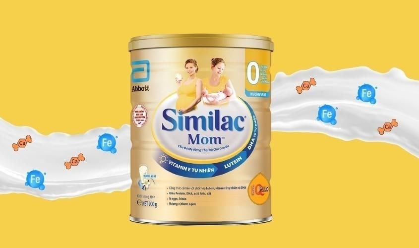 Sữa bầu Similac Mom hương vani 900g