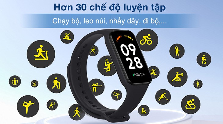 Redmi Band 2 sẽ là trợ thủ đắc lực giúp bạn luyện tập thể thao một cách khoa học và hiệu quả