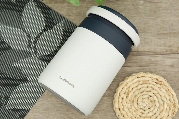 Bình đựng thức ăn giữ nhiệt inox 700 ml Lock&Lock LHC8042NVY