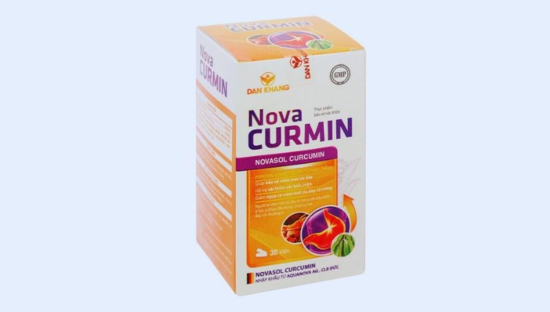 Nova Curmin giảm nguy cơ viêm loét dạ dày hộp 30 viên