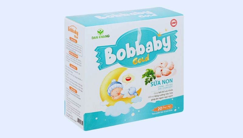 Siro Ăn Ngủ Ngon Bobbaby giúp bồi bổ sức khỏe cho bé hộp 20 ống