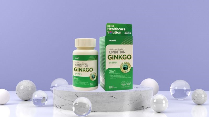 Condition Ginkgo hỗ trợ tuần hoàn não, lưu thông máu lọ 60 viên