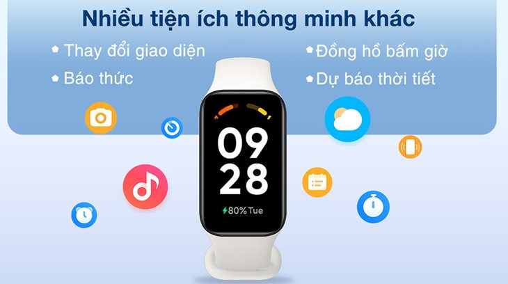 Vòng đeo tay Redmi Band 2 mang đến nhiều trải nghiệm tiện nghi nhờ các tính năng hỗ trợ được tích hợp sẵn