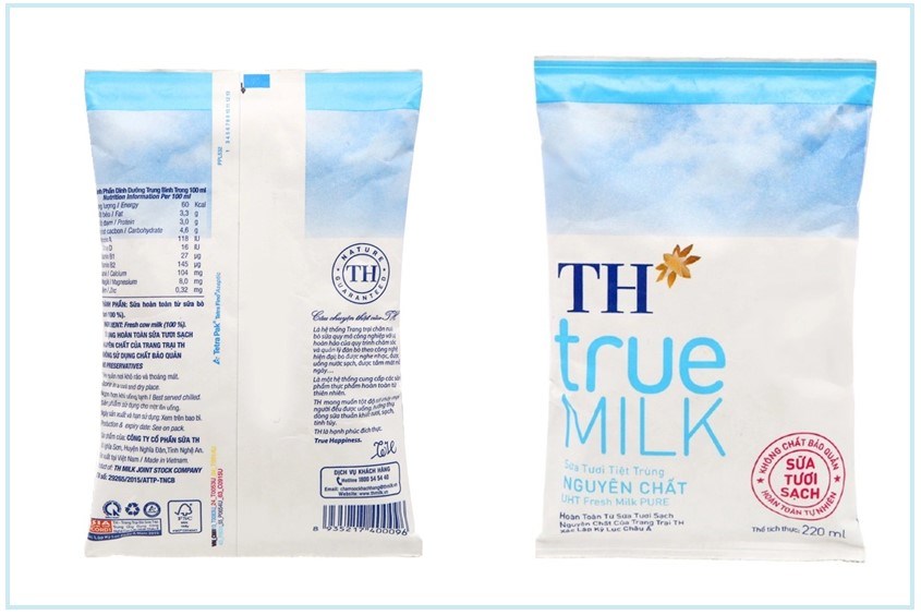 Mẹ có thể dùng Sữa tươi TH true MILK không đường 220 ml để làm bánh rán doremon cho con