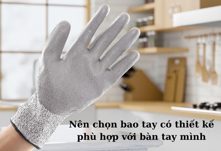 Bao tay vải chống cắt Tolsen 45041 có thiết kế phù hợp, bảo vệ tay khỏi nguy hiểm khi làm việc