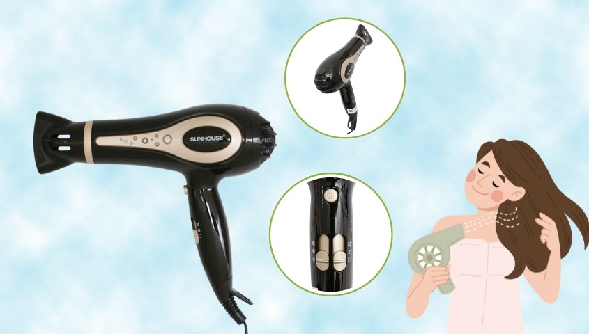 Máy sấy tóc 1800W Sunhouse SHD2317