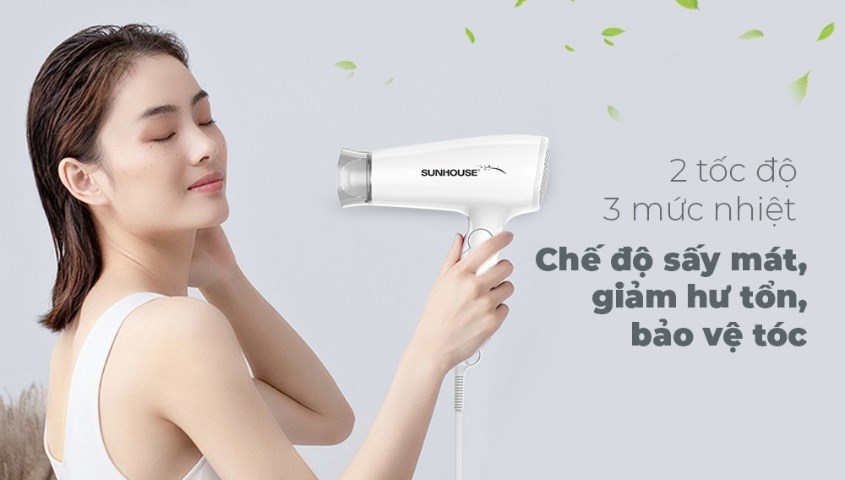 Những lưu ý khi mua máy sấy tóc Sunhouse