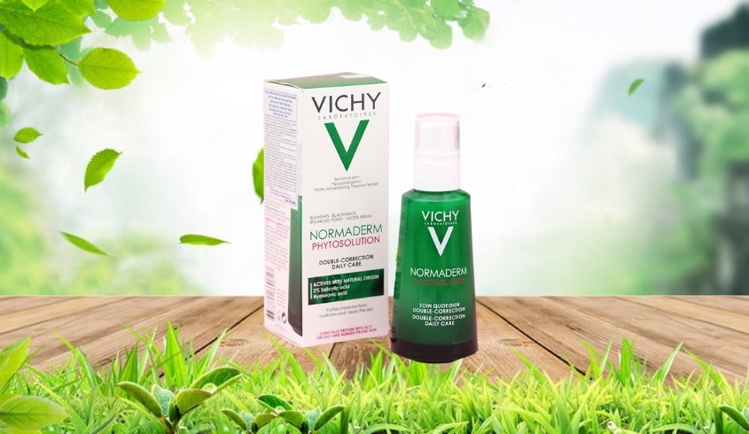 Gel sữa giảm mụn và che khuyết điểm cho da mụn Vichy Normaderm Phytosolution 50 ml