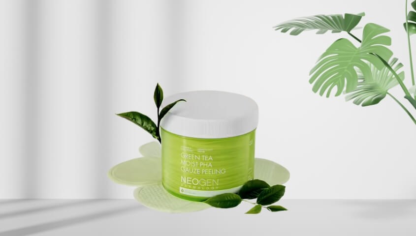 Dermalogy Green Tea Moist PHA Gauze Peeling Dermalogy Green Tea Moist PHA Gauze Peeling
