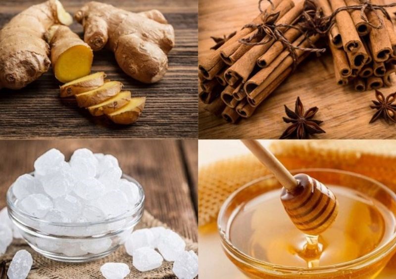 Công thức làm kẹo gừng quế trị ho cho bé