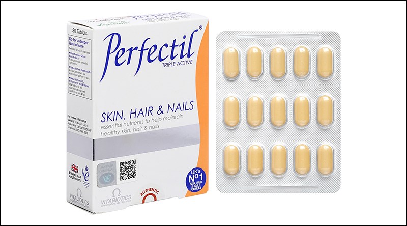 <div class='captionnews'>Vitabiotics Perfectil Skin, Hair & Nails đẹp da, tóc, móng hộp 30 viên</div> <div class='captionnews'>Vitabiotics Perfectil Skin, Hair & Nails đẹp da, tóc, móng hộp 30 viên</div>