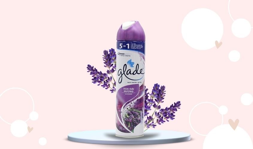 Xịt phòng Glade hương lavender 280 ml