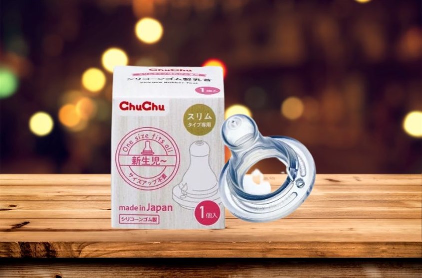 Núm ti Chuchu baby cổ hẹp free size