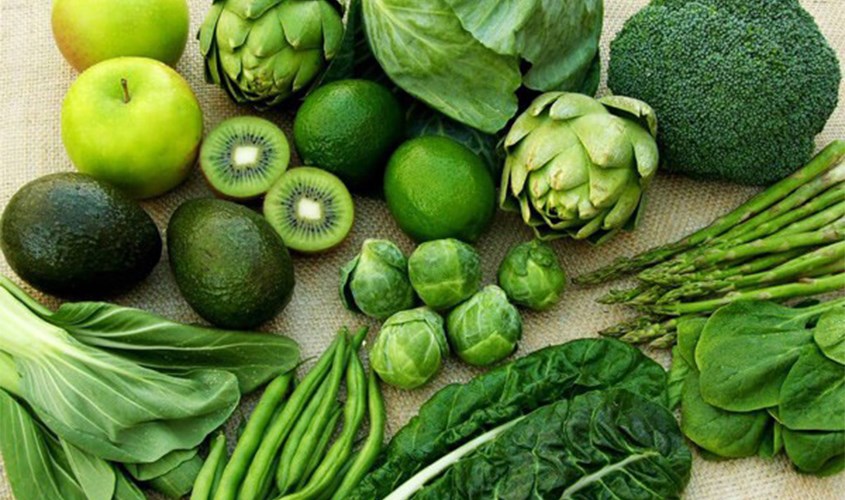 Ăn nhiều rau, củ, quả xanh