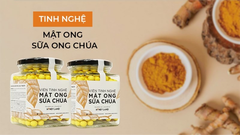 Viên tinh nghệ mật ong sữa chúa Honey Land