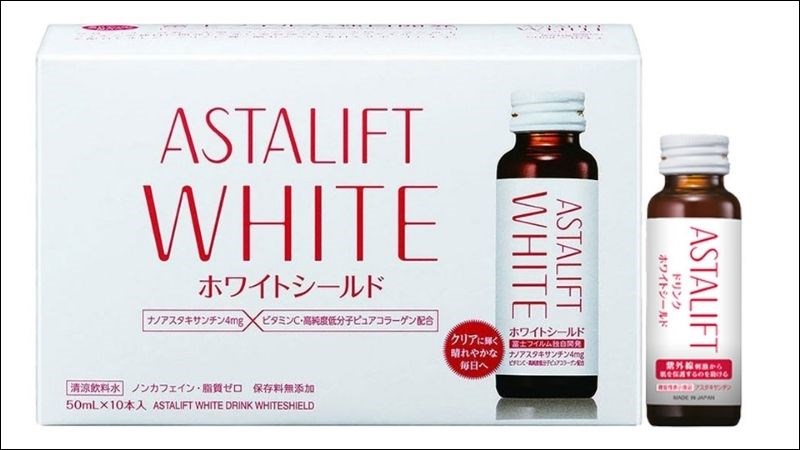 <div class='captionnews'>Năm 2014 Fujifilm cho ra mắt dòng sản phẩm Astalift White</div>