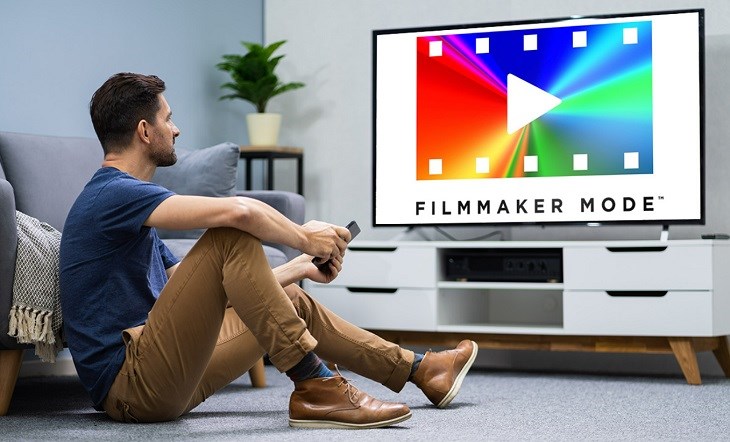 Chế độ Filmmaker Mode giúp khắc phục các vấn đề với tỷ lệ khung hình và profile màu, hỗ trợ người xem thưởng thức nội dung hoàn hảo nhất