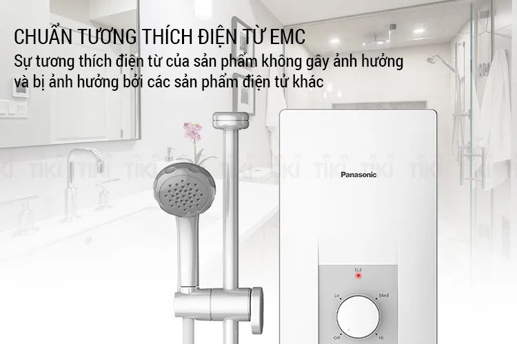 Máy nước nóng trực tiếp Panasonic 4500W DH-4RL1VW  được trang bị tương thích điện từ EMC hiện đại nhất