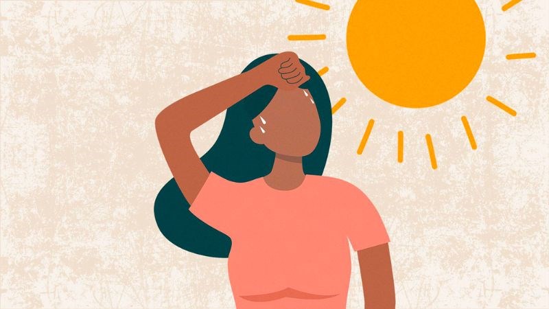 Mất nước gây khô miệng, dẫn đến ngứa họng