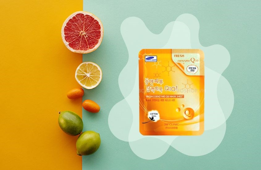 Mặt nạ 3W Clinic Fresh Coenzyme Q10 Mask Sheet