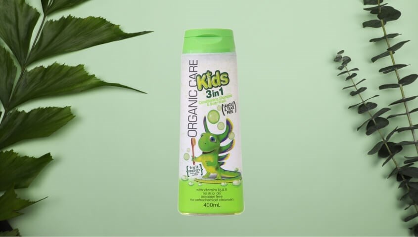 Sữa tắm gội cho bé Organic Care Fruit Frenzy 3 trong 1 chiết xuất táo 400 ml 