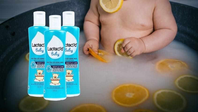 Sữa tắm gội cho bé Lactacyd Gentle Care bảo vệ da nhạy cảm hương dịu nhẹ 250 ml
