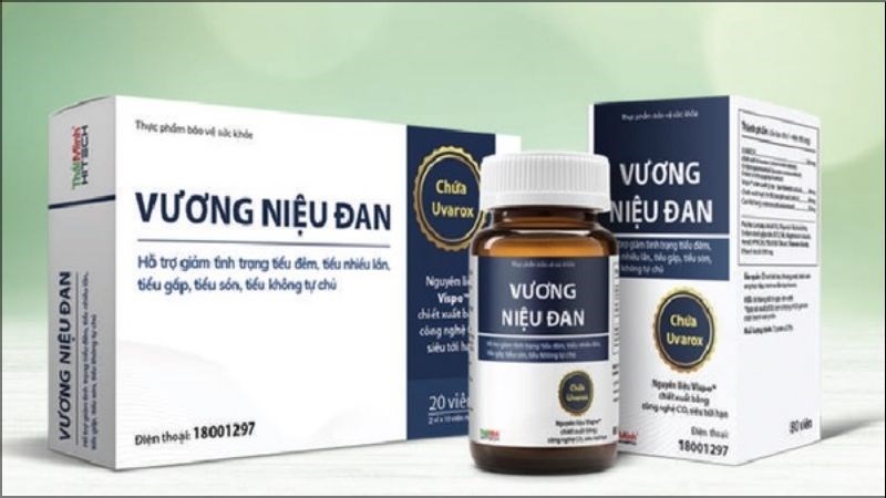 Vương Niệu Đan giảm kích thích bàng quang, giảm tiểu đêm hộp 80 viên