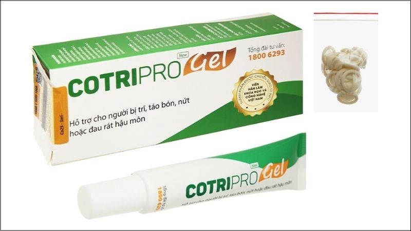 Gel bôi CotriPro hỗ trợ trị trĩ tuýp 25g