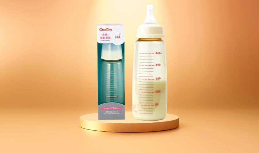 Bình sữa nhựa PPSU Chuchu Baby cổ rộng 240 ml 