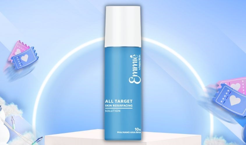 Dung dịch tẩy tế bào chết và cân bằng da mặt Emmié All Target 10% PHA/NANO AHA/BHA 160 ml Dung dịch tẩy tế bào chết và cân bằng da mặt Emmié All Target 10% PHA/NANO AHA/BHA 160 ml