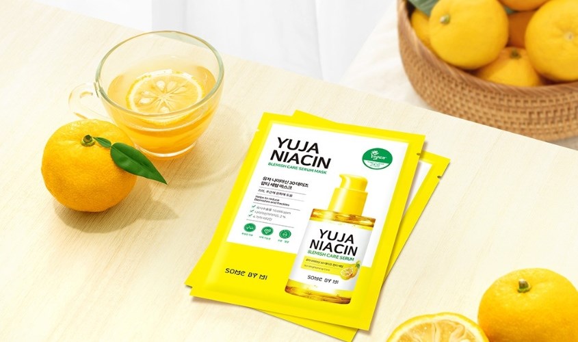 Mặt nạ giấy Quýt Yuja cấp ẩm và dưỡng sáng da Some By Mi Yuja Niacin 30 Days Blemish Care Serum 25g Mặt nạ giấy Quýt Yuja cấp ẩm và dưỡng sáng da Some By Mi Yuja Niacin 30 Days Blemish Care Serum 25g