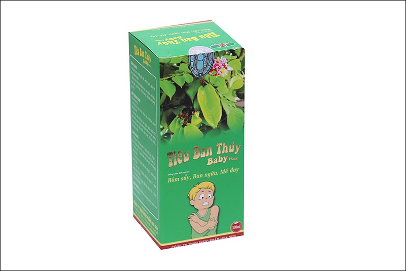 <div class='captionnews'>Siro Tiêu Ban Thủy Baby Hose hỗ trợ giảm mề đay, rôm sẩy chai 150ml</div>