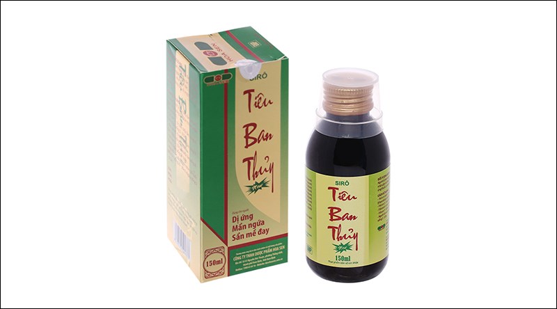 <div class='captionnews'>Siro Tiêu Ban Thủy New hỗ trợ giảm mề đay, rôm sẩy chai 150ml</div>