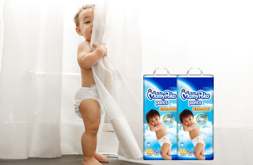 Bỉm MamyPoko dành cho bé trai size M 20 miếng