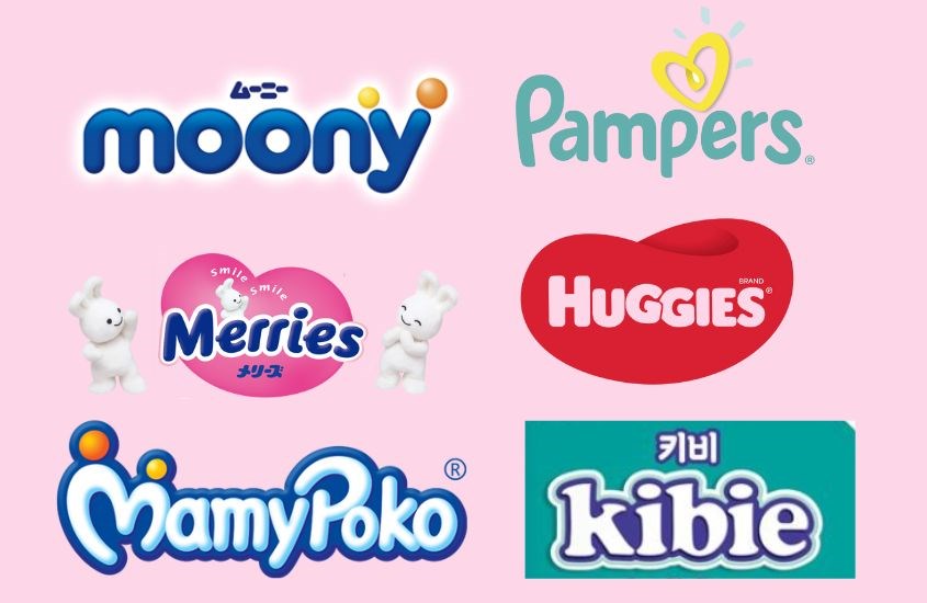 Một số thương hiệu bỉm tã uy tín