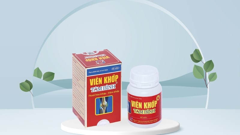 Viên khớp Tâm Bình, hỗ trợ giảm thoái hoá khớp và viêm khớp.