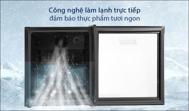 Tủ đông, tủ mát Alaska tích hợp công nghệ làm lạnh nhanh, giúp bảo quản thực phẩm luôn tươi mát