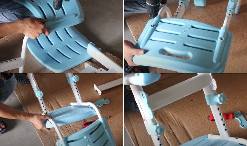 Các bước lắp ghế chống gù