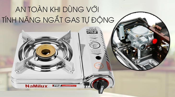 Tính năng ngắt gas tự động chính xác và đảm bảo an toàn tuyệt đối