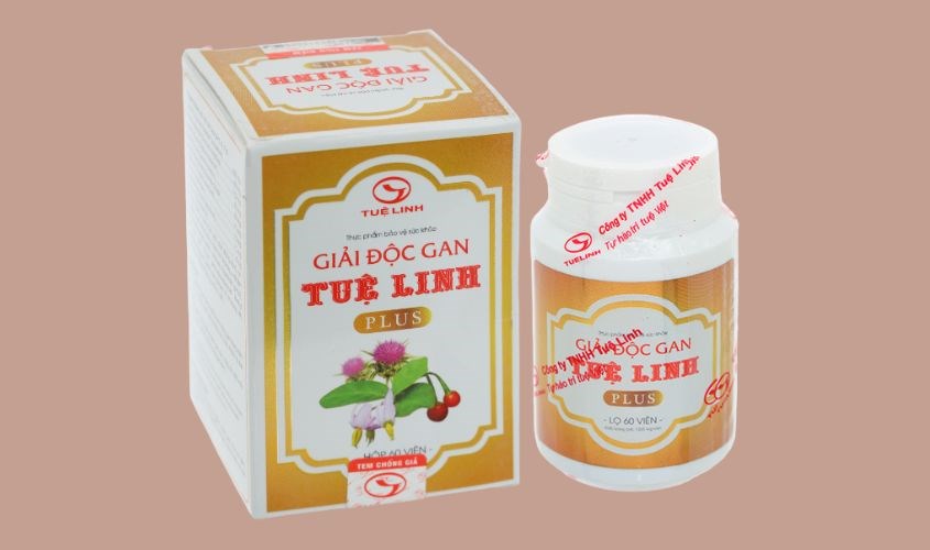 Giải độc gan Tuệ Linh Plus hỗ trợ tăng cường chức năng gan hộp 60 viên