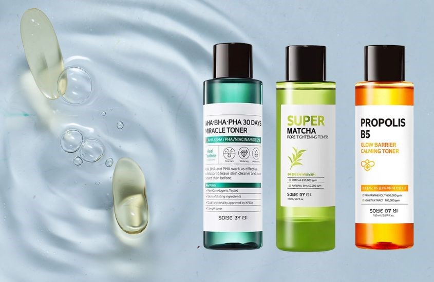 Các sản phẩm toner có kết cấu mỏng nhẹ, thấm nhanh