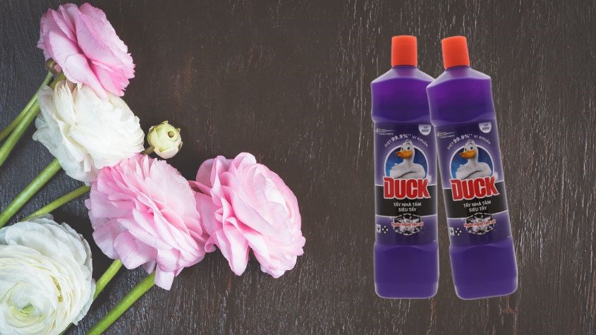 Nước tẩy nhà tắm Duck diệt khuẩn 99.9% hương thơm mát 900 ml